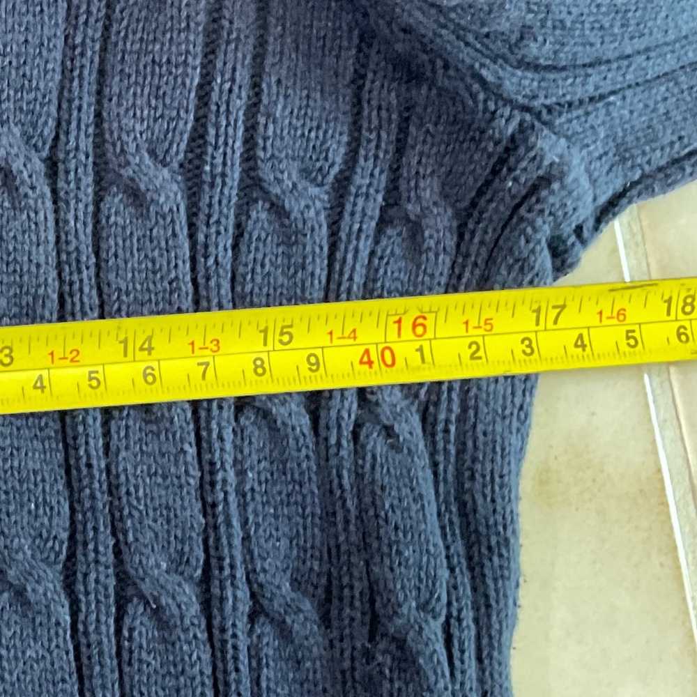 Liz Claiborne Cable Knit Sweater Juniors Size Medium Y2K - Picture 5 of 10